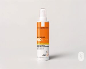 La Roche-Posay Anthelios Invisible Spray Sunscreen SPF 50+ on white background