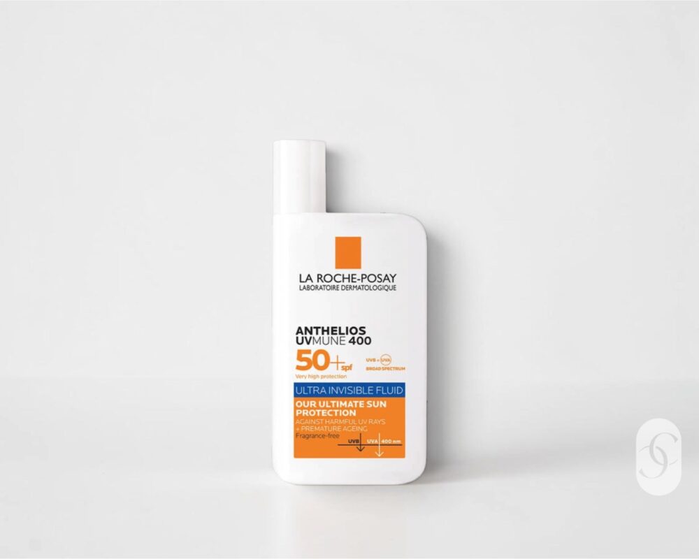 La Roche-Posay Anthelios UVMUNE 400 Ultra Invisible Fluid SPF 50+ on white background