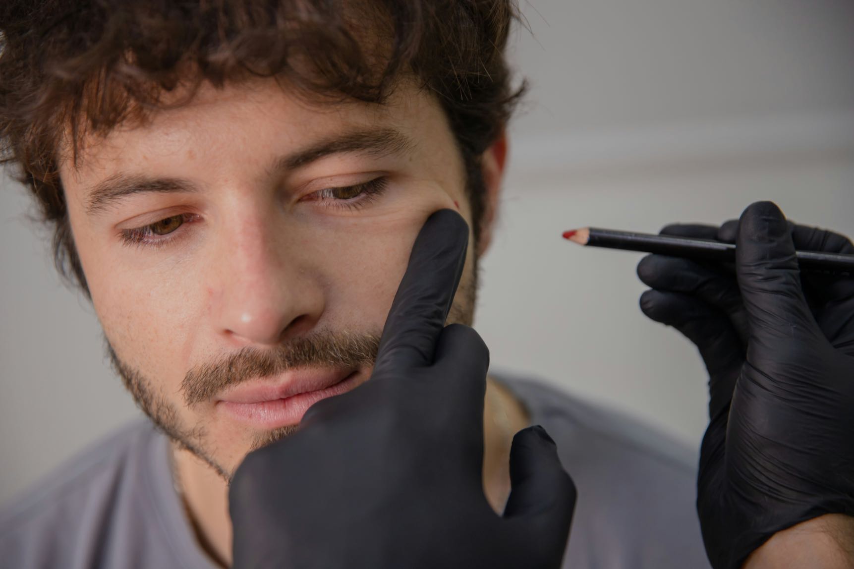 male receiving botox injections in Sydney