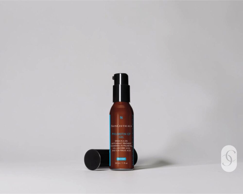 SkinCeuticals Phloretin CF Vitamin C Gel Serum on white background