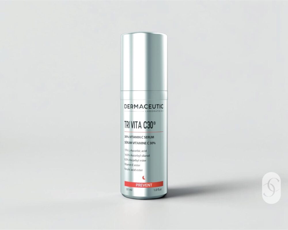 Dermaceutic Tri Vita C Serum on white background